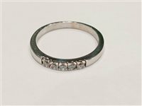 Anillo Duezeta Mujer in Oro blanco Zircone ANOBRIV2ZM7.5